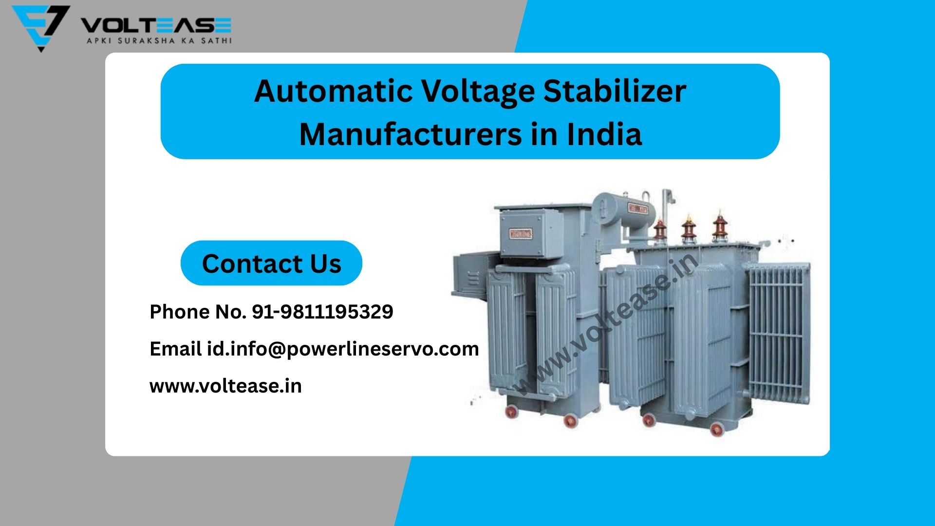 Automatic Voltage Stabilizer Manufacturers in India