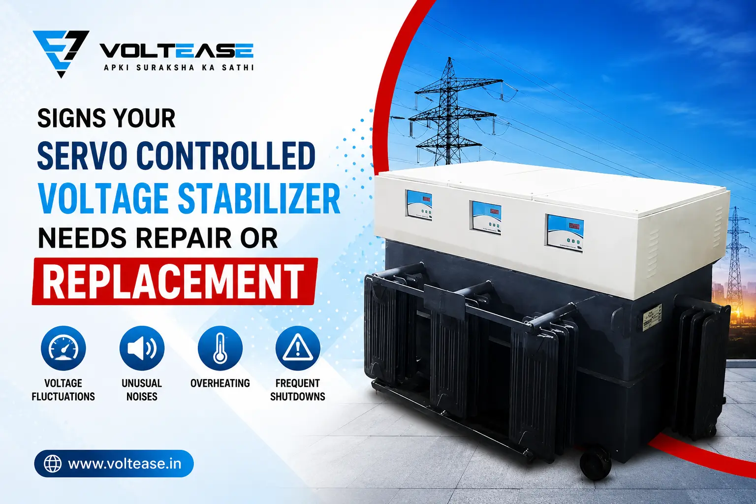 Servo Controlled Voltage Stabilizer